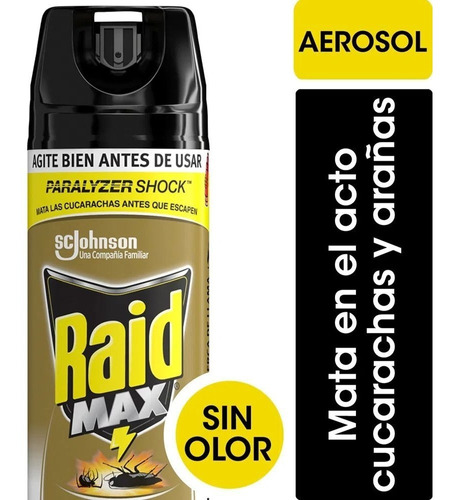 Mata Cucarachas Y Arañas _raid S/olor 360cm3 