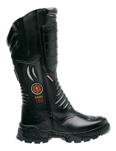 Bota Masculino Feminina Preta Bombeiro Samu Rocam Oferta