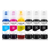 6x Tinta Para Canon Gi10 G6010 G7010 G5010 G5011 G6011