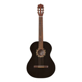 Guitarra Clasica Criolla Fonseca Modelo 25 De Estudio Prm Color Negro