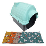 Kit Casinha Iglu + Colchonete Slim Sortido Cachorro N2