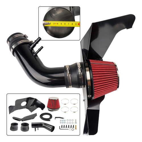 Intake Filtro Aire Alto Flujo Ford Mustang V6 3.7l 2015-2017