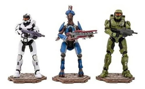 Figuras Halo Infinite Maste Chief Jackal Snipermk  3 Figuras