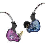 Auriculares Con Cable Y Microfono - Violeta/azul