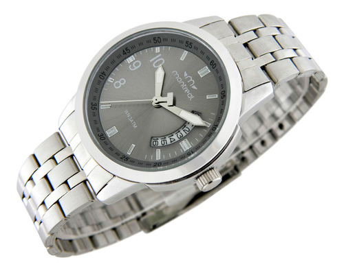 Reloj Montreal Hombre Ml277 Malla De Acero Envío Gratis