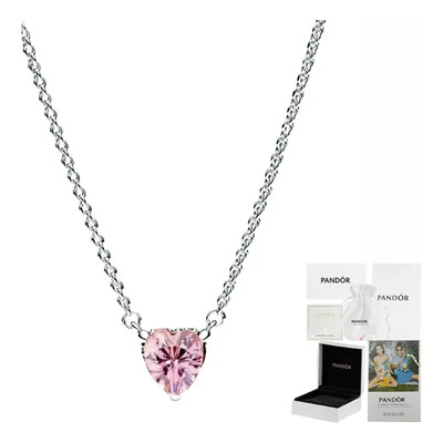 Pandora Collar Gargantilla De Plata Moments Color Plateado