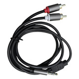 Cable Divisor Macho De 3,5 Mm A 2 Rca Y Macho Para Tv Home