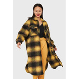 Abrigo Oversize Cuadrillé Amarillo Nicopoly