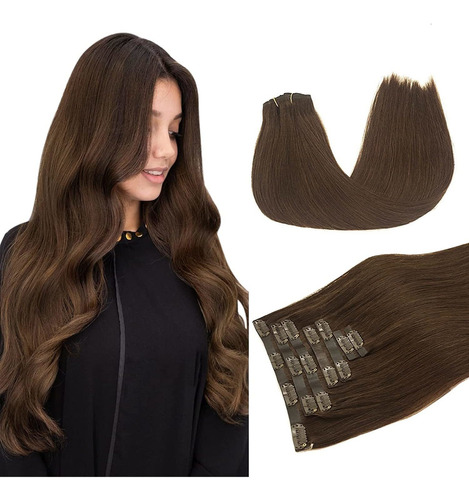 Extensiones De Cabello Marrón Chocolate 22in 110gr