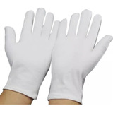 Par De Guantes  Algodón Blancos Disponible Todas Las Tallas