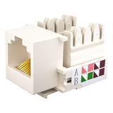 Jack Cat 5e Rj45 10 Piezas Conector Para Cable Red En Pared