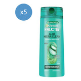 Pack Shampoo Garnier Fructis Aloe Hidra Clean 200 Ml