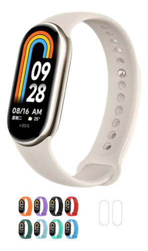 Xiaomi Mi Band 8 Original Com Nf 1 Pulseira E 2 Películaas