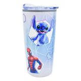 Termo 450 Ml Disney 100 Años Multipersonaje Color Gris