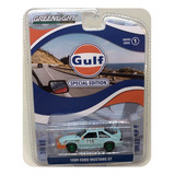 Greenlight Green Machine Gulf 1989 Ford Mustang Gt 1:64 Color Celesta