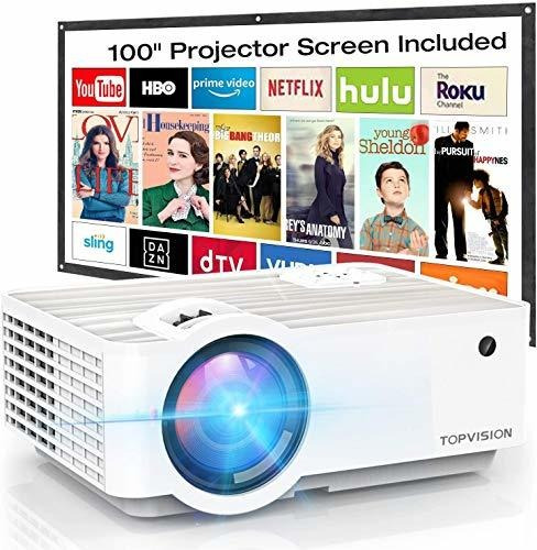 Mini Proyector Portatil Top Vision 6500l 100 1080p Altavoces