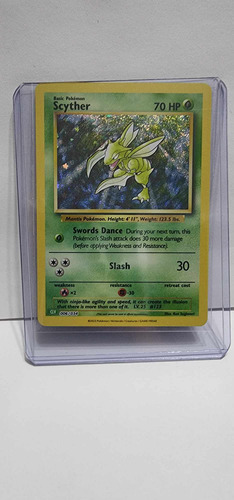 Tarjeta Carta Pokemon Go Violet Scyther Vintage Pikachu Tcg