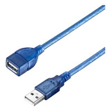 Cable Usb 4k Extensión X3 Metros Macho A Hembra 2.0 Portátil