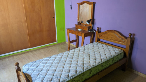 Cama Pino Laqueado 1 Plaza+ Dressuar