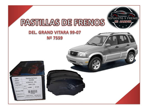 Pastillas Freno Gmq 7559 Suzuki Grand Vitara  Foto 2