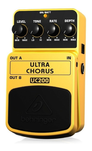 Behringer Uc200 Ultra Chorus Pedal Chorus Guitarra