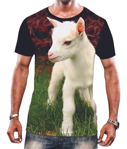 Camiseta Camisa Unissex Animal Cabra Cabrito Bode Fazenda 13