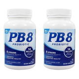 2x Unidade Pb8 240caps Probiotico Original Importado Eua