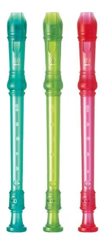 Flauta Dulce Yamaha Yrs-20 Colores Kit Escolar X3