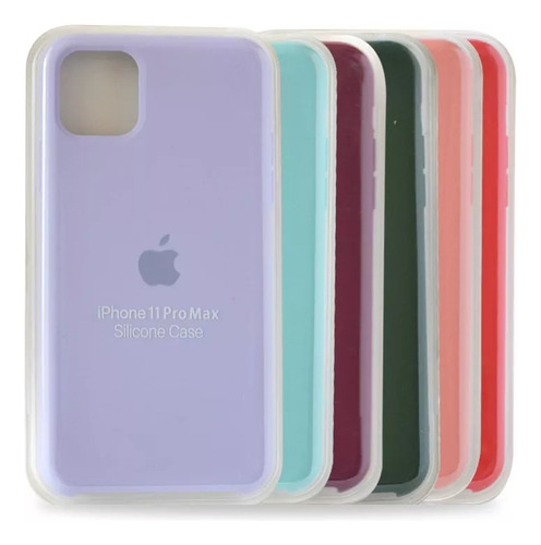 Funda De Silicona Para iPhone 11, 11 Pro, 11 Pro Max Colores