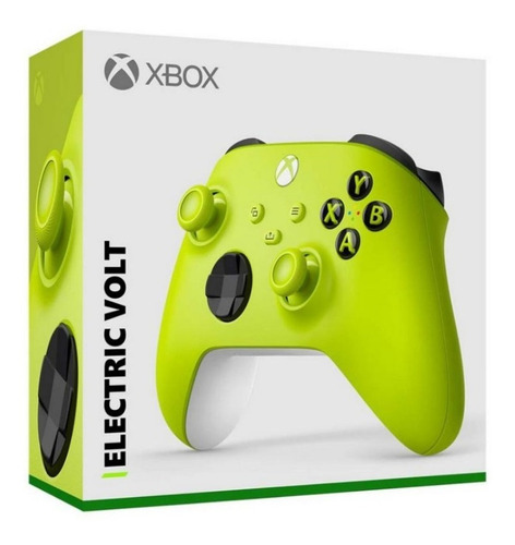 Controle Electric Volt Neon Yellow Xbox Series X/s One E Pc