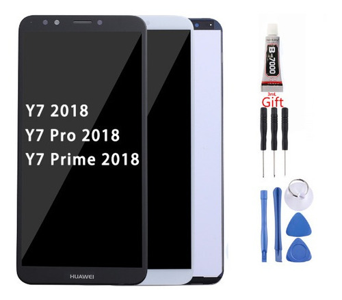 Pantalla Lcd Táctil Y7 2018 Y7 Prime 2018 Azul