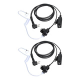 Auriculares Para Motorola Walkie Talkies Con Microfono De 2 