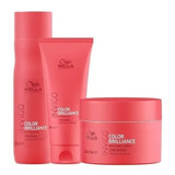 Kit Wella Pro Invigo Color Brilliance Trio (3 Produtos)