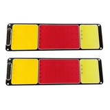 Juego De Faros Traseros Led Para Camion Trailer Tricolor 12v