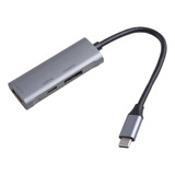 Hub Usb Multipuerto Tipo C (4k  60 Hz  Displayport  480 Mbps