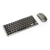 Combo De Teclado Y Mouse Inalmbricos Bluetooth, Combo De Tec