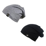 Kit 2 Gorros Malha Brohood Escolha Suas Cores