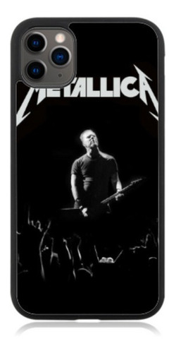 Funda Protector Para iPhone Metallica Logo Banda Rock Musica