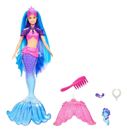 Muñeca Barbie Mermaid Power Sirena Malibu Dua Lipa Película 