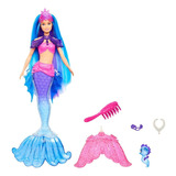 Muñeca Barbie Mermaid Power Sirena Malibu Dua Lipa Película 