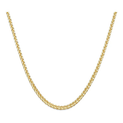 Cadena Spiga Cola De Zorro Oro 10k Kilates 50cm 1.5mm Italy | Meses sin interés