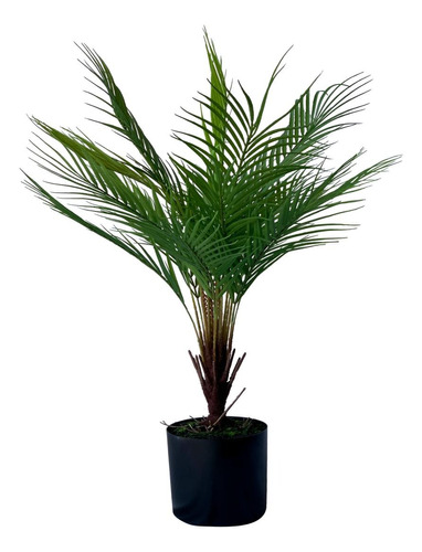 1 Mini Árvore Palmeira Premium Planta Artificial Para Sala