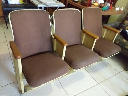 Cadeiras De Cinema Antiga Raridade Unicas A Venda Leia 