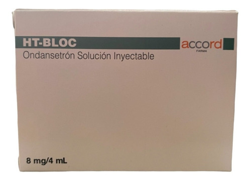 Ondasetron Solución Inyectable 8mg/4ml