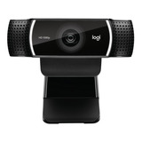 Cámara Web Logitech C922 Pro Full Hd 30fps Color Negro