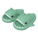 Cute Shark Slides Zapatillas Antideslizantes Verano Divertid