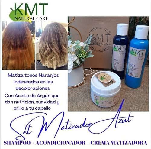 Shampoo - Acondicionador Y Matizador Azul