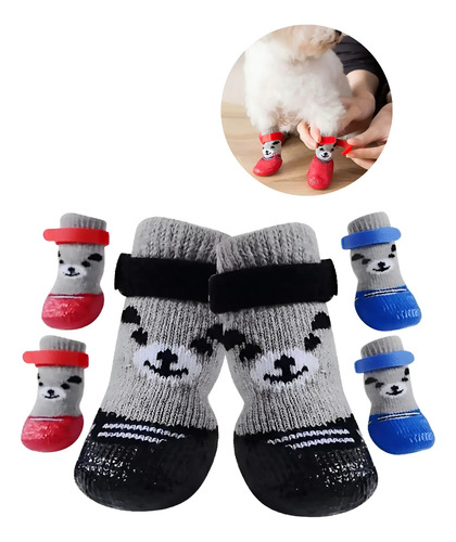 Calcetines Zapatos Impermeables Perro Gato Antideslizantes