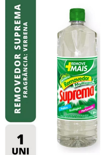 Removedor Perfumado Limão A Base De Agua Suprema 1l