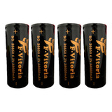 4 Baterias Sd 26650 4.2v 38000mah Lanterna X900 Xhp70 Xhp50